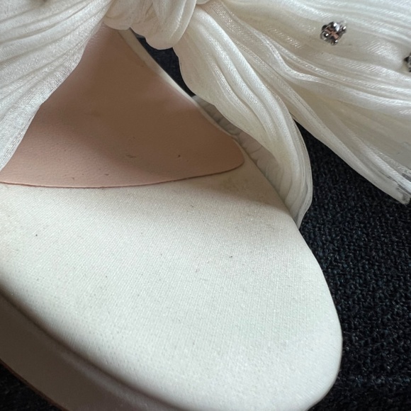 Loeffler Randall White Platform Sandals - Picture 11 of 15